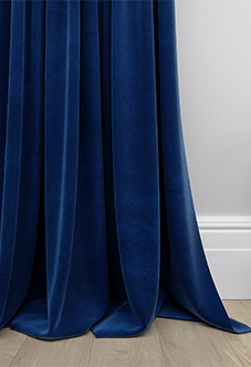 Sunningdale, Indigo - Made to Measure Curtains